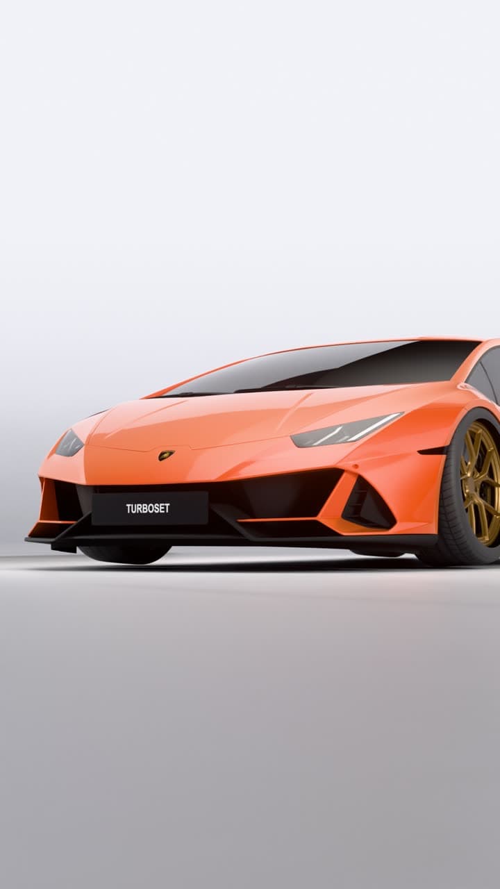 Customised Lamborghini Huracán EVO in the studio